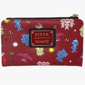 Loungefly Disney Pixar The Incredibles Jack Jack AOP Wallet NWT